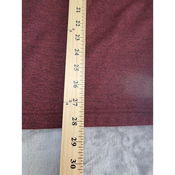 Callaway Sweatshirt Mens XL BURGUNDY Quarter Zip‎ Mock Neck Outdoors Activewear - Picture 7 of 9